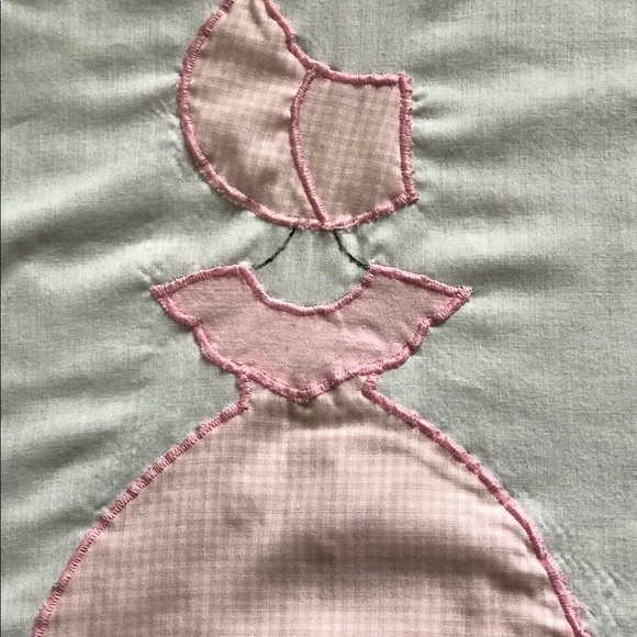 Rare 1960’s Handmade Prairie Pilgrim Pillowcase - Picture 4 of 5